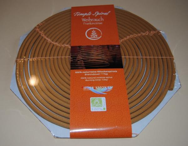 Räucherspirale Weihrauch 1 Tag Brenndauer, ca. 90 g